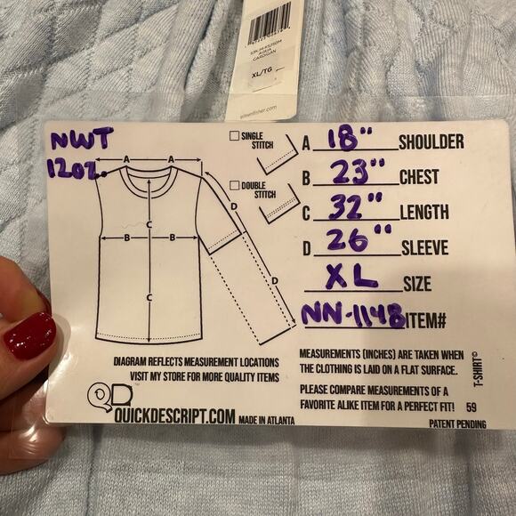 Eileen Fisher Cardigan 100% Organic Linen Aqua Open Knit NWT $278 Size XL - Picture 8 of 8